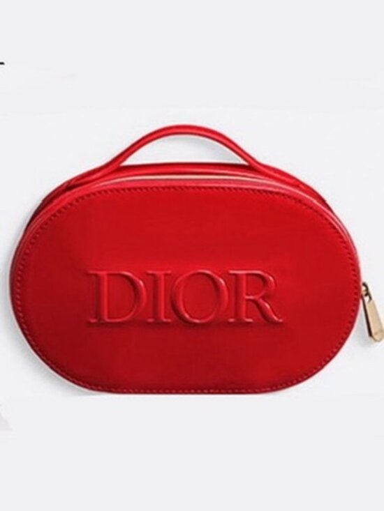 Dior Handbags - Dior red patent pouch